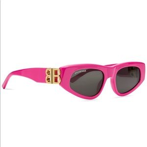 Balenciaga dynasty sunglasses pink